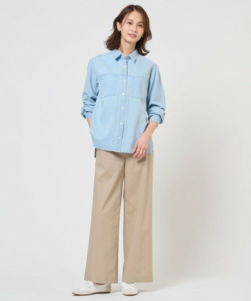 J.PRESS / ジェイプレス シャツ・ブラウス | コットンリネン 7oz デニム シャツ | 詳細1