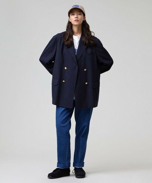 J.PRESS / ジェイプレス テーラードジャケット | 【J.PRESS ORIGINALS】【UNISEX】Wool Polyester Stretch Toropical 4B Blazer / Baggy-Fit | 詳細3