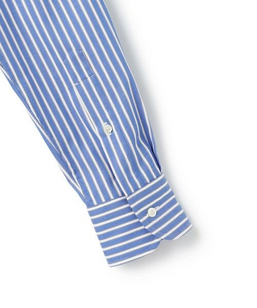 J.PRESS / ジェイプレス シャツ・ブラウス | 【PREMIUM PLEATS / 形態安定】スーピマコットンパナマストライプ シャツ / B.D. | 詳細7