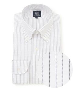 J.PRESS / ジェイプレス シャツ・ブラウス | 【PREMIUM PLEATS / 形態安定】スーピマコットングラフチェック シャツ / B.D.