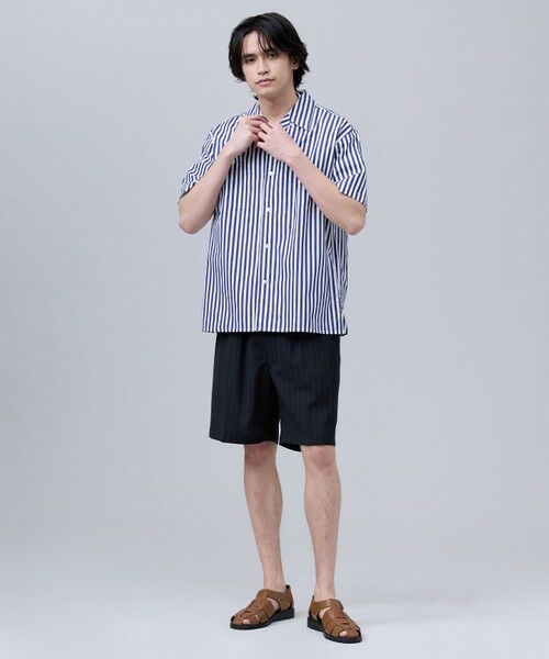 J.PRESS / ジェイプレス シャツ・ブラウス | 【J.PRESS ORIGINALS】Broad Stripe Open Half Sleeve Shirt / Baggy-Fit | 詳細2