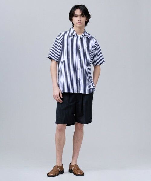 J.PRESS / ジェイプレス シャツ・ブラウス | 【J.PRESS ORIGINALS】Broad Stripe Open Half Sleeve Shirt / Baggy-Fit | 詳細3