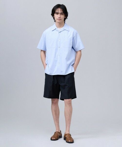 J.PRESS / ジェイプレス シャツ・ブラウス | 【J.PRESS ORIGINALS】Broad Stripe Open Half Sleeve Shirt / Baggy-Fit | 詳細6