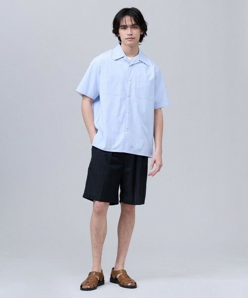 J.PRESS / ジェイプレス シャツ・ブラウス | 【J.PRESS ORIGINALS】Broad Stripe Open Half Sleeve Shirt / Baggy-Fit | 詳細7