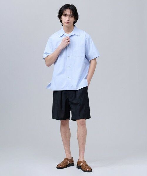 J.PRESS / ジェイプレス シャツ・ブラウス | 【J.PRESS ORIGINALS】Broad Stripe Open Half Sleeve Shirt / Baggy-Fit | 詳細8