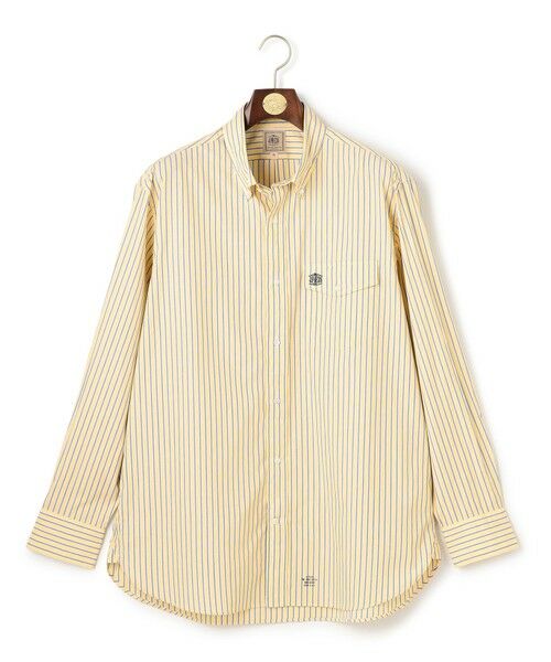 J.PRESS / ジェイプレス シャツ・ブラウス | 【KING SIZE】ブロードマルチストライプ シャツ / B.D.（イエロー系1）