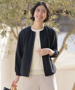 J.PRESS / ジェイプレス ブルゾン | BREEZE COOL トロ ノーカラー ブルゾン