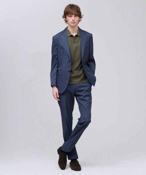 J.PRESS / ジェイプレス テーラードジャケット | 新色【MECHANICAL】【超軽量 / 清涼感 / 洗える】 ハイパワーストレッチ リネンルックジャケット_26年モデル | 詳細1