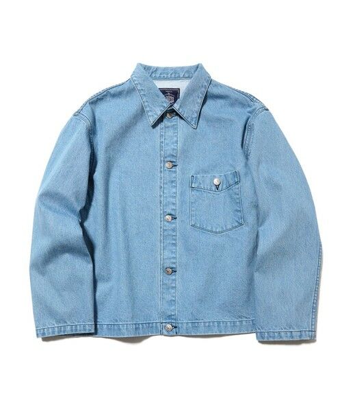 J.PRESS / ジェイプレス Gジャン・デニムジャケット | 【J.PRESS ORIGINALS】SHIOTA US NAVY Denim Jacket / Japan Made（サックスブルー系）