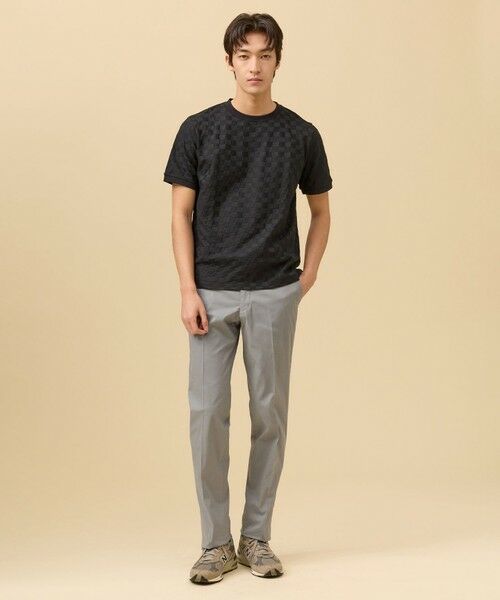 J.PRESS / ジェイプレス カットソー | ジャケットインの最適解【接触冷感 / 吸水速乾】【J.PRESS PREMIUM JERSEY】アーガイルリンクス Tシャツ | 詳細6