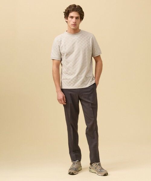 J.PRESS / ジェイプレス カットソー | ジャケットインの最適解【接触冷感 / 吸水速乾】【J.PRESS PREMIUM JERSEY】アーガイルリンクス Tシャツ | 詳細10