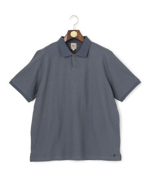 J.PRESS / ジェイプレス ポロシャツ | 【KING SIZE】【J.PRESS PREMIUM JERSEY】スキッパー ポロシャツ（グレー系）
