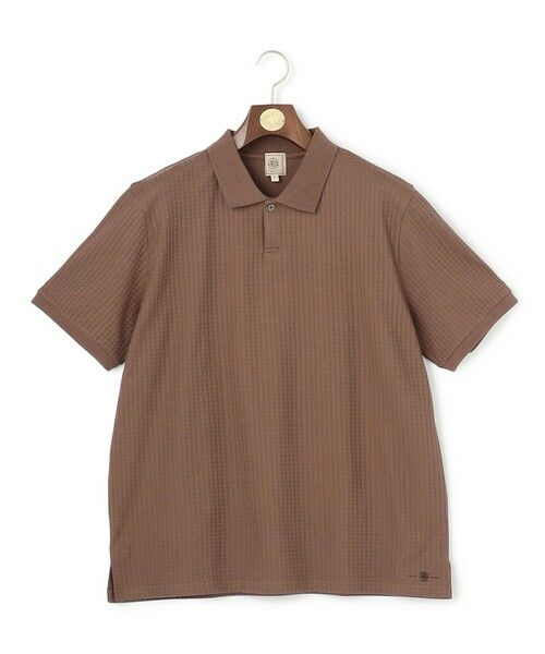 J.PRESS / ジェイプレス ポロシャツ | 【KING SIZE】【J.PRESS PREMIUM JERSEY】スキッパー ポロシャツ（ブラウン系）