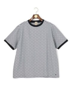 J.PRESS / ジェイプレス カットソー | 【KING SIZE / 接触冷感 / 吸水速乾】【J.PRESS PREMIUM JERSEY】アーガイルリンクス Tシャツ