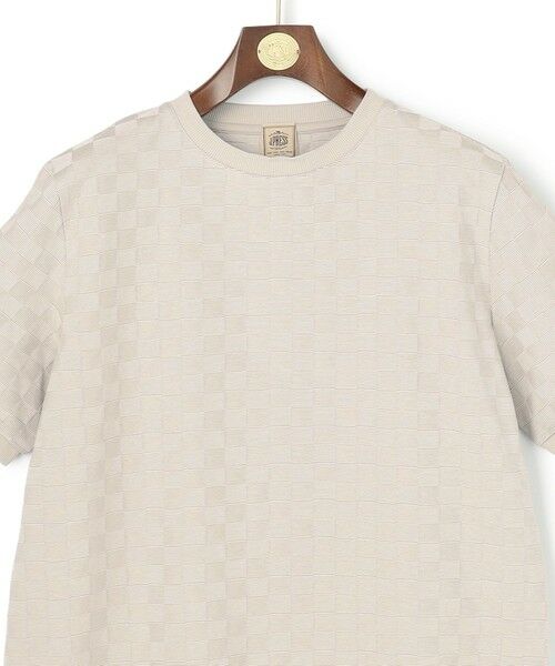J.PRESS / ジェイプレス カットソー | 【KING SIZE / 接触冷感 / 吸水速乾】【J.PRESS PREMIUM JERSEY】アーガイルリンクス Tシャツ | 詳細3