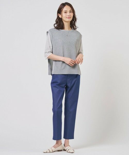 J.PRESS / ジェイプレス カットソー | スムースジャージー ボーダー カットソー | 詳細2