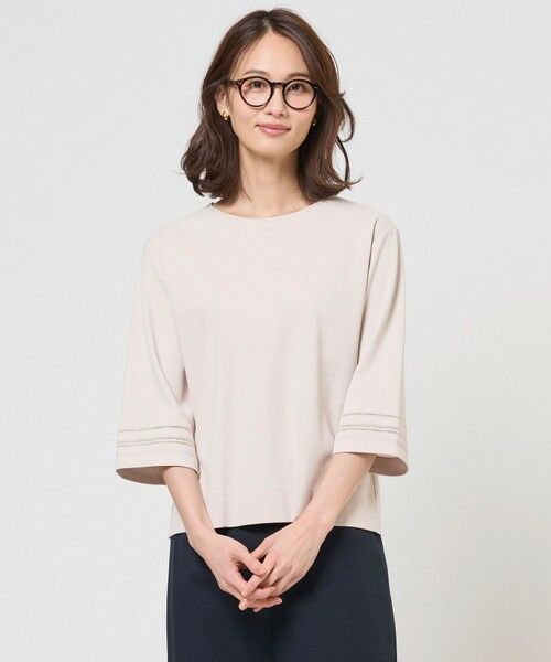 J.PRESS / ジェイプレス カットソー | ギガダルポンチ カットソー（ベージュ系）