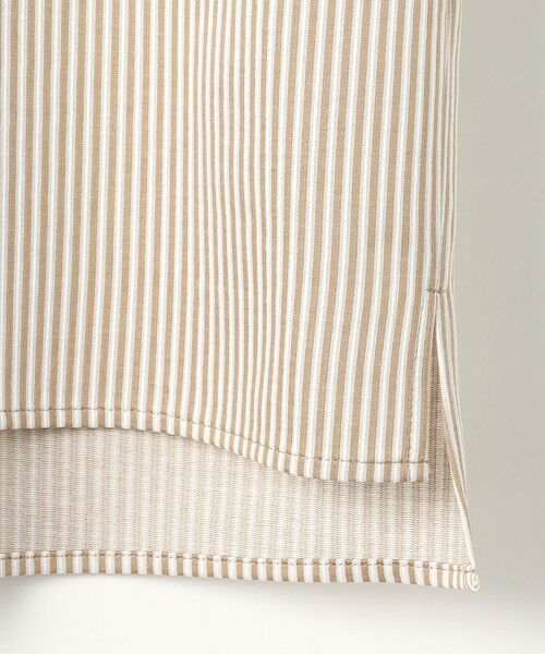 J.PRESS / ジェイプレス カットソー | ストライプジャガード バンドカラー カットソー | 詳細7