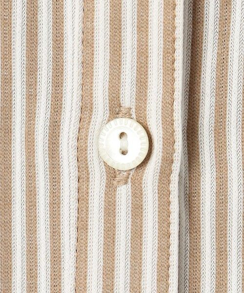 J.PRESS / ジェイプレス カットソー | ストライプジャガード バンドカラー カットソー | 詳細9