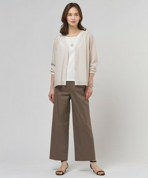 J.PRESS / ジェイプレス カットソー | 針抜きフライス ノースリーブ カットソー | 詳細3