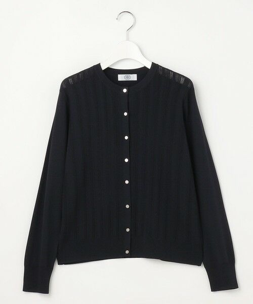 J.PRESS / ジェイプレス カーディガン・ボレロ | Rayon Elite Stretch クルーネック カーディガン | 詳細2