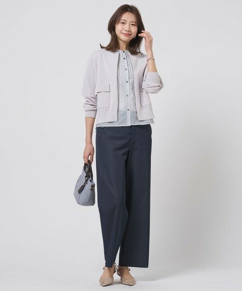 J.PRESS / ジェイプレス ブルゾン | LINEN COTTON BLEND ニット ブルゾン | 詳細1