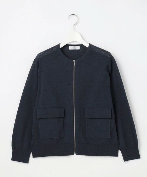 J.PRESS / ジェイプレス ブルゾン | LINEN COTTON BLEND ニット ブルゾン | 詳細5