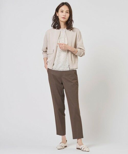 J.PRESS / ジェイプレス ブルゾン | LINEN COTTON BLEND ニット ブルゾン | 詳細8