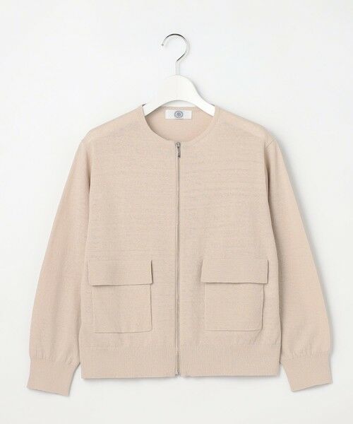 J.PRESS / ジェイプレス ブルゾン | LINEN COTTON BLEND ニット ブルゾン | 詳細7