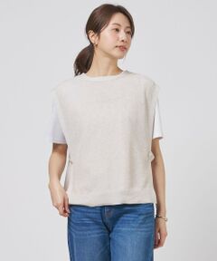 J.PRESS / ジェイプレス ベスト | Vis/Pe スパーク ニット ベスト