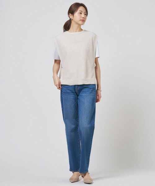 J.PRESS / ジェイプレス ベスト | Vis/Pe スパーク ニット ベスト | 詳細1