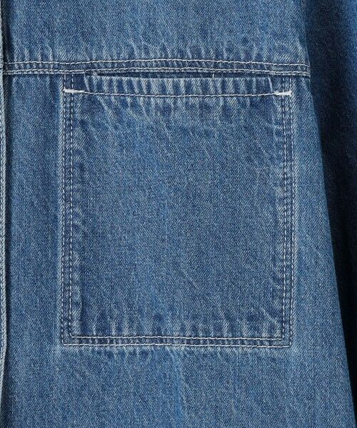 J.PRESS / ジェイプレス ロング・マキシ丈ワンピース | コットンリネン 7oz デニム シャツ ワンピース | 詳細12