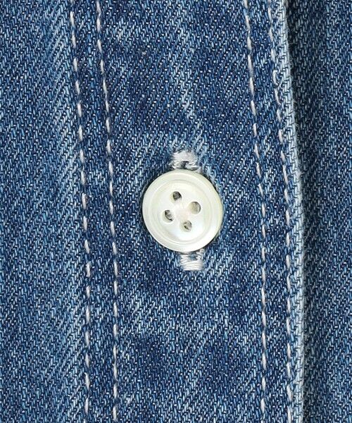 J.PRESS / ジェイプレス ロング・マキシ丈ワンピース | コットンリネン 7oz デニム シャツ ワンピース | 詳細16