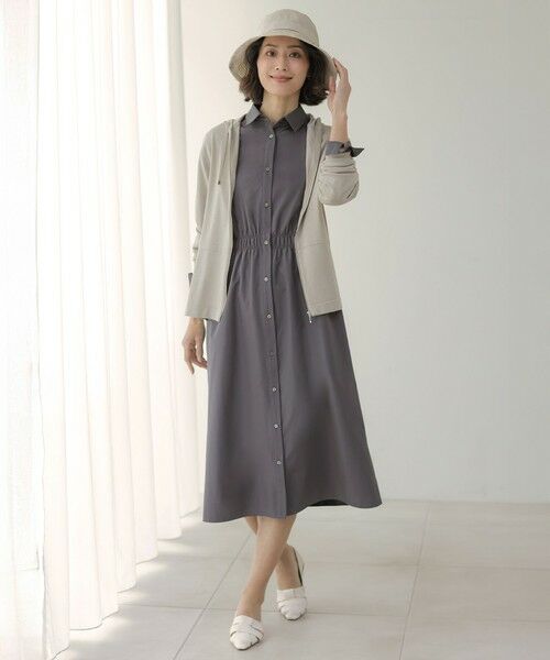 J.PRESS / ジェイプレス ロング・マキシ丈ワンピース | 【WEB限定カラーあり】TC ライトタンブラー シャツワンピース | 詳細2