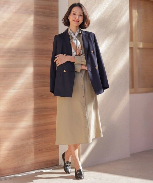 J.PRESS / ジェイプレス ロング・マキシ丈ワンピース | 【WEB限定カラーあり】TC ライトタンブラー シャツワンピース | 詳細15