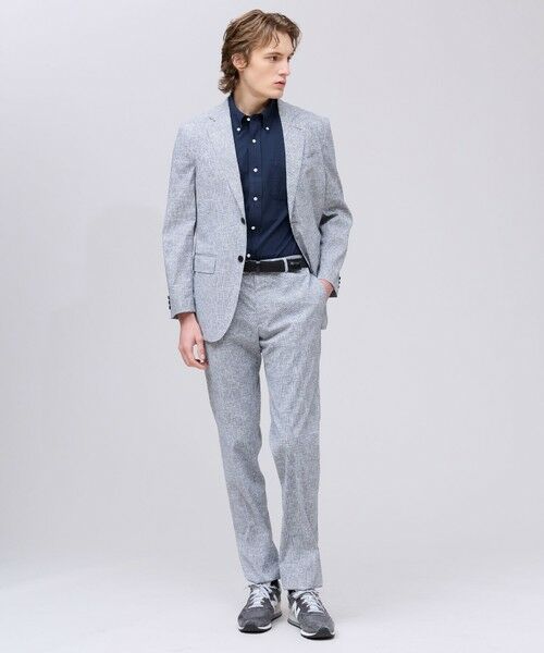 J.PRESS / ジェイプレス スラックス・ドレスパンツ | 新色【MECHANICAL】【超軽量 / 清涼感 / 洗える】ハイパワーストレッチ リネンルックパンツ_26年モデル | 詳細12