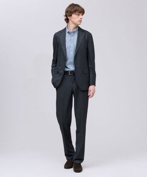 J.PRESS / ジェイプレス スラックス・ドレスパンツ | 夏に嬉しい6つの高機能【J.PRESS-POOL WOOL】【セットアップ対応】ジャージーセットアップ スラックス | 詳細2