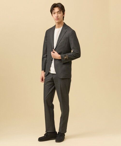 J.PRESS / ジェイプレス スラックス・ドレスパンツ | 夏に嬉しい6つの高機能【J.PRESS-POOL WOOL】【セットアップ対応】ジャージーセットアップ スラックス | 詳細8