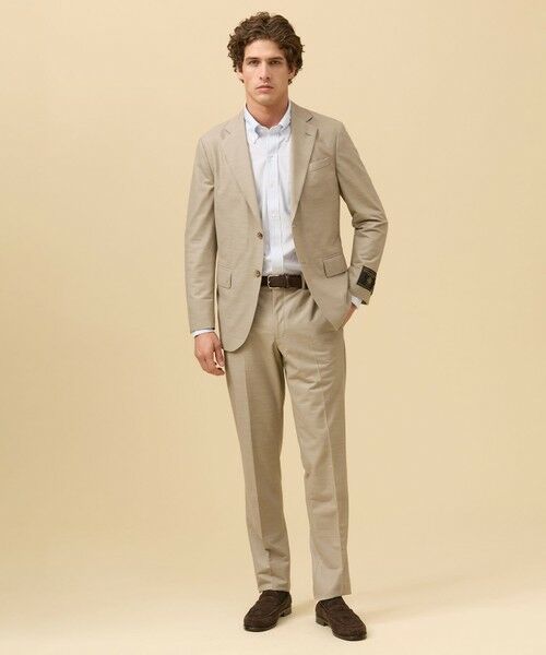 J.PRESS / ジェイプレス スラックス・ドレスパンツ | 夏に嬉しい6つの高機能【J.PRESS-POOL WOOL】【セットアップ対応】ジャージーセットアップ スラックス | 詳細11