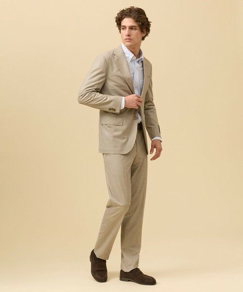 J.PRESS / ジェイプレス スラックス・ドレスパンツ | 夏に嬉しい6つの高機能【J.PRESS-POOL WOOL】【セットアップ対応】ジャージーセットアップ スラックス | 詳細13