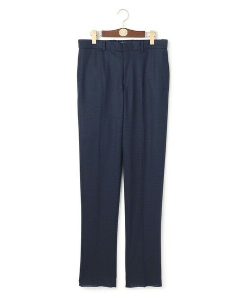 J.PRESS / ジェイプレス スラックス・ドレスパンツ | 夏に嬉しい6つの高機能【セットアップ対応】【J.PRESS-POOL WOOL】ジャージーセットアップ スラックス（ネイビー系9）
