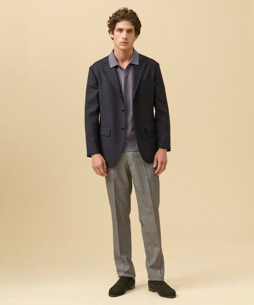 J.PRESS / ジェイプレス スラックス・ドレスパンツ | 【洗える / 高通気性 / ストレッチ性 / 防シワ】バーズアイスラックス / ノータック | 詳細3