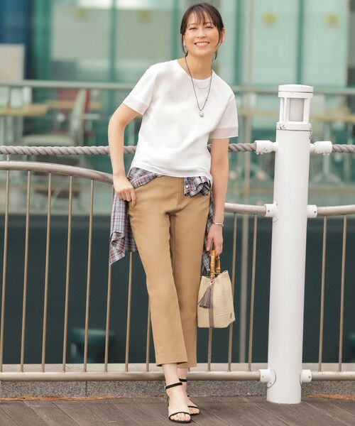 J.PRESS / ジェイプレス その他パンツ | 【WEB限定カラーあり】TCシャンブレーサテンST テーパード パンツ | 詳細6