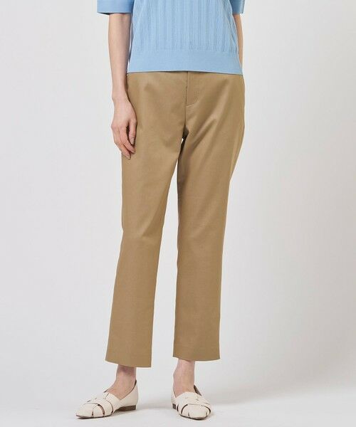 J.PRESS / ジェイプレス その他パンツ | 【WEB限定カラーあり】TCシャンブレーサテンST テーパード パンツ(キャメル系)