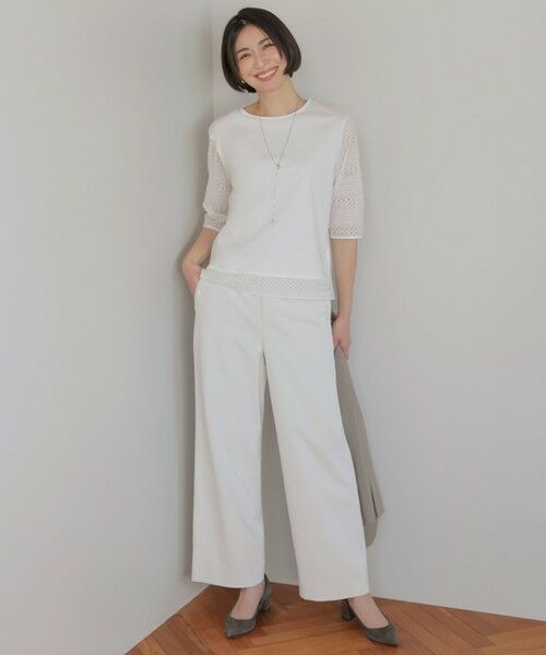J.PRESS / ジェイプレス その他パンツ | 麻シェルドライ ワイド ストレート パンツ | 詳細4