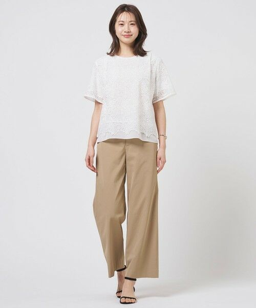 J.PRESS / ジェイプレス その他パンツ | 麻シェルドライ ワイド ストレート パンツ | 詳細12