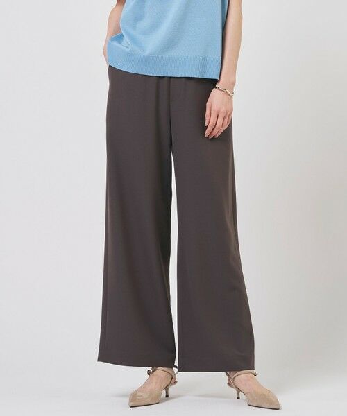 J.PRESS / ジェイプレス その他パンツ | RELAXION トロ ワイド イージー パンツ（ダークブラウン系）