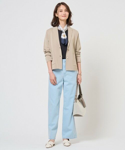 J.PRESS / ジェイプレス その他パンツ | コットンリネン 7oz デニム セミワイド パンツ | 詳細4