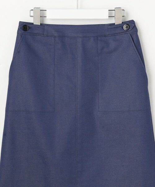 J.PRESS / ジェイプレス ミニ・ひざ丈スカート | 【WEB限定カラーあり】TCシャンブレーサテンST ナロー スカート | 詳細12