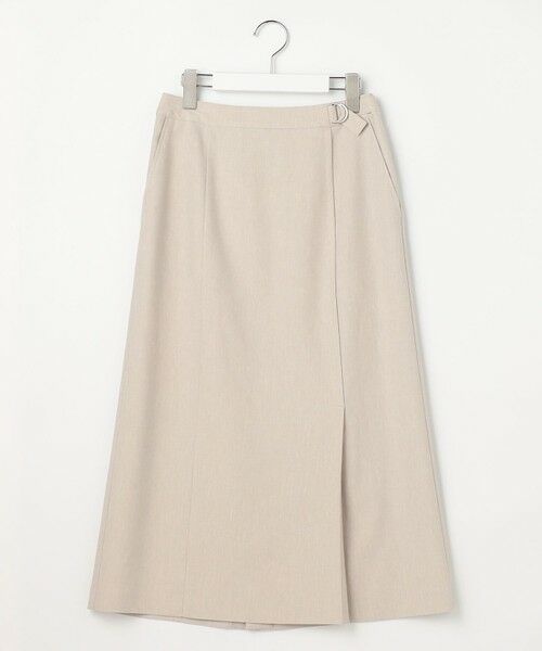 J.PRESS / ジェイプレス ミニ・ひざ丈スカート | リネンバイオシャンブレー Aライン スカート | 詳細6